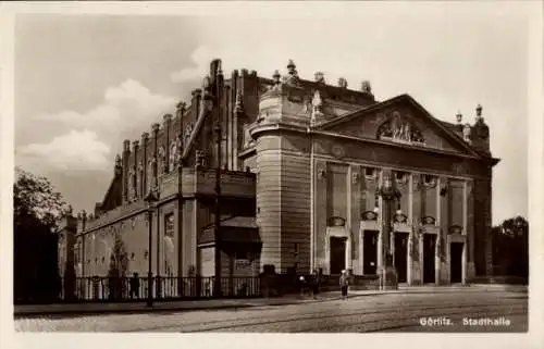 Ak Görlitz in der Lausitz, Stadthalle