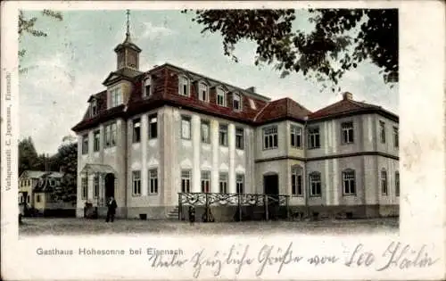 Ak Lutherstadt Eisenach in Thüringen, Gasthaus Hohensonne,  Außenansicht