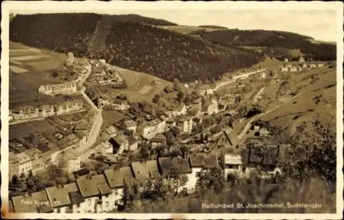 Ak Jáchymov Sankt Joachimsthal Region Karlsbad, Gesamtansicht