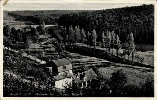 Ak Groß Umstadt Hessen, Raibacher Tal, Fischers Keller