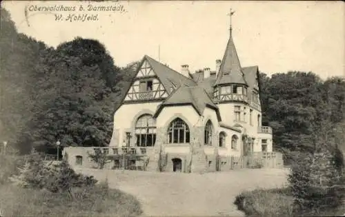 Ak Darmstadt in Hessen, Oberwaldhaus, W. Hohlfeld