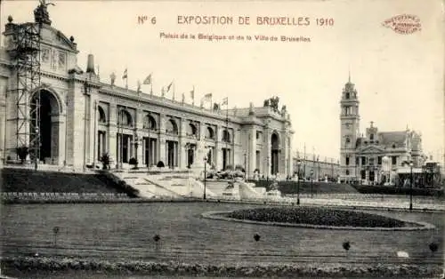 Ak Brüssel Brüssel, Ausstellung 1910, Palais de la Belgique, Villa de Bruxelles
