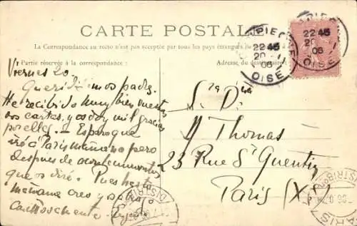 Ak Vieux Moulin Oise, Le gros Hetre