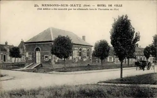 Ak-Ressonnationen zu Matz Oise, Rathaus