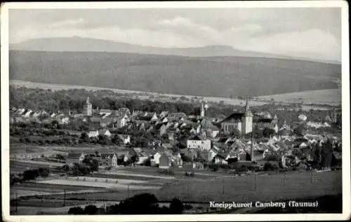 Ak Bad Camberg im Taunus, Blick auf Ortschaft und Umgebung