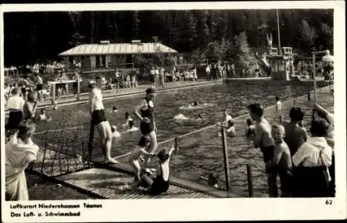 Ak Niedernhausen im Taunus Hessen, Luft- und Schwimmbad