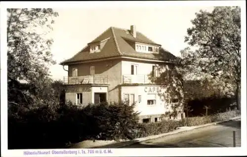 Ak Oberreifenberg Schmitten im Taunus Hessen, Blick auf das Café