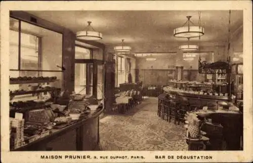 Ak Paris I, Maison Prunier, Rue Duphot, Verkostungsbar