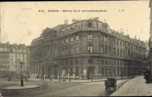 Ak Paris IV., Rathaus