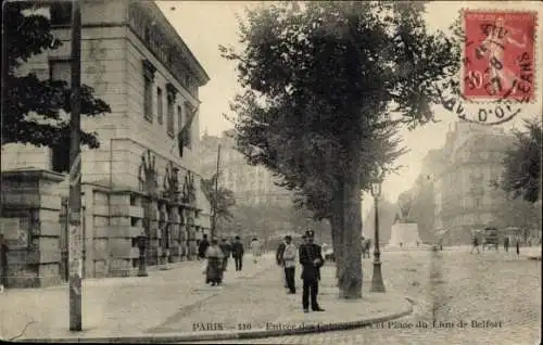 Ak-Observatorium Paris XIV, Place du Lion de Belfort