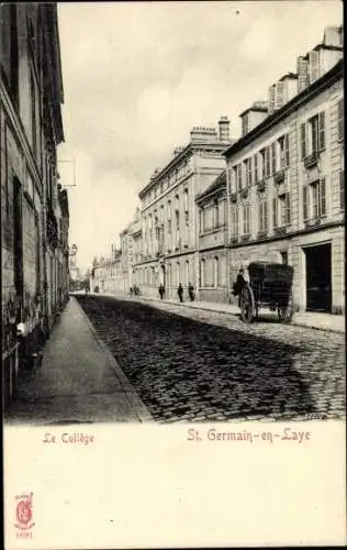 Ak Saint Germain en Laye Yvelines, Le Colllège