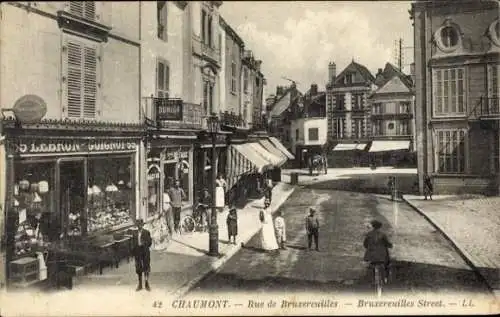 Ak Chaumont Haute Marne, Rue de Buxereuilles