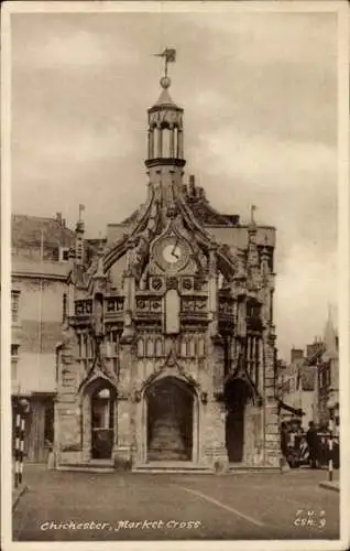 Ak Chichester West Sussex England, Market Cross