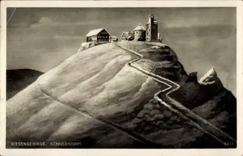 Ak Malá Úpa Kleinaupa Riesengebirge Region Königgrätz, Schneekoppe