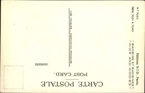 Künstler Ak Mutter mit Baby, schwarze Katze