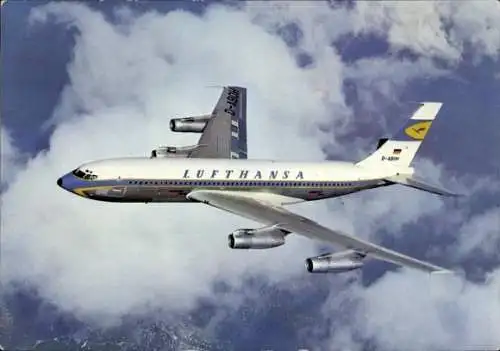 Ak Deutsches Passagierflugzeug, Lufthansa, Boeing Jet 720 B