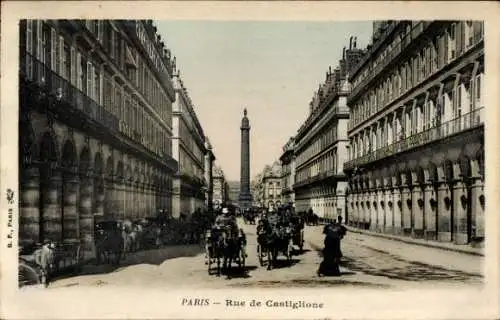 Ak Paris I., Rue de Castiglione