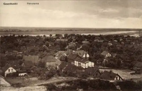 Ak Geesthacht an der Elbe, Panorama