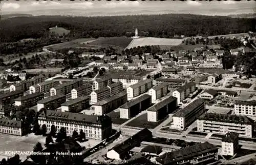 Ak Petershausen Konstanz am Bodensee, Gesamtansicht, Luftbild