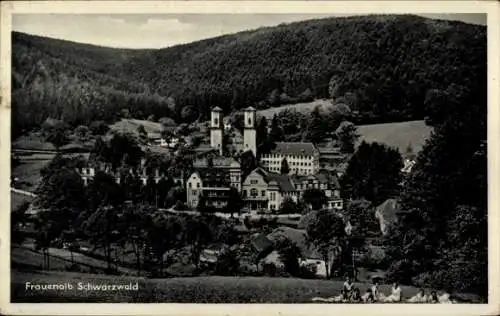 Ak Frauenalb Schielberg Marxzell im Schwarzwald, Gesamtansicht