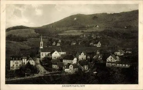 Ak Sasbachwalden im Schwarzwald, Gesamtansicht