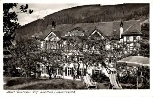 Ak Bad Wildbad im Schwarzwald, Hotel Deutscher Hof