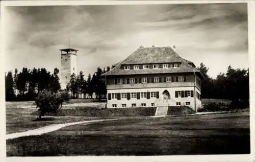Ak Onstmettingen Albstadt im Zollernalbkreis, Raichberg, Nägelehaus und Aussichtturm