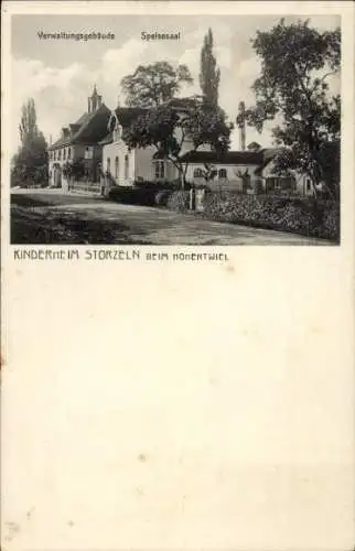 Ak Storzeln Hilzingen Baden Württemberg, Kinderheim, Verwaltungsgebäude, Speisesaal