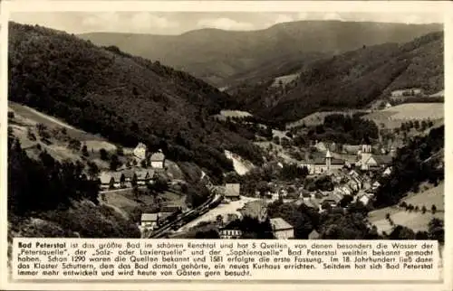 Ak Bad Peterstal Griesbach im Schwarzwald Baden, Panorama