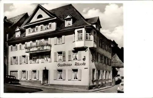 Ak Triberg Schwarzwald, Gasthaus Pension Rössle, H. Renner