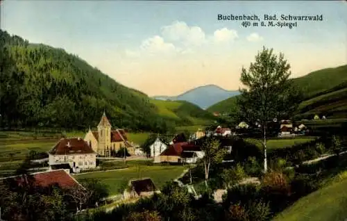 Ak Buchenbach im Schwarzwald, Gesamtansicht