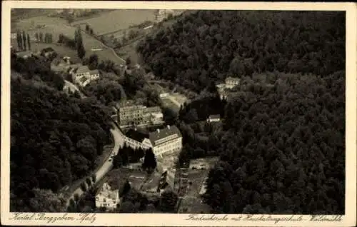 Ak Bad Bergzabern Südliche Weinstraße, Fliegeraufnahme, Friedrichsruhe