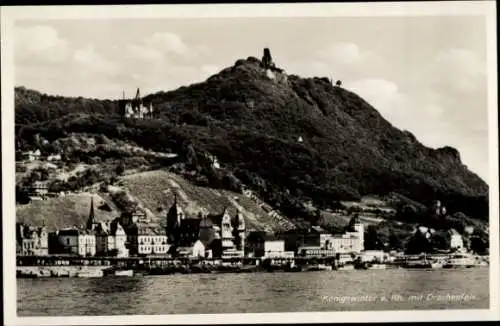 Ak Königswinter am Rhein, Drachenfels