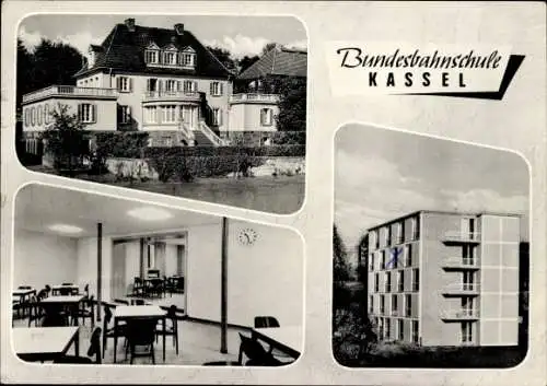 Ak Kassel in Hessen, Bundesbahnschule, Innenraum
