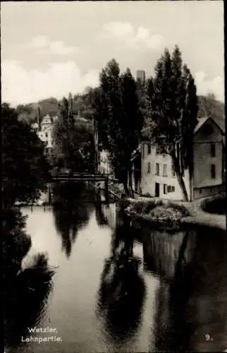 Ak Wetzlar an der Lahn, Lahnpartie, Brücke