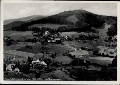 Ak Schweigmatt Raitbach Schopfheim in Baden, Panorama, Fliegeraufnahme