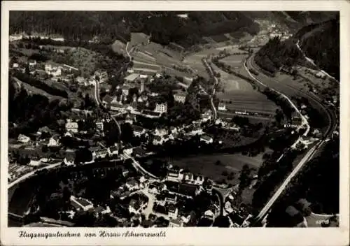 Ak Hirsau Calw im Schwarzwald, Flugzeugaufnahme