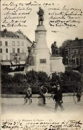 Ak Lille Nord, Pasteur Denkmal