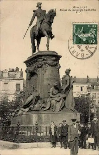 Ak Lille Nord, Statue General Faidherbe