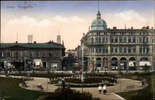 Ak Liepaja Libau Lettland, Rosenplatz