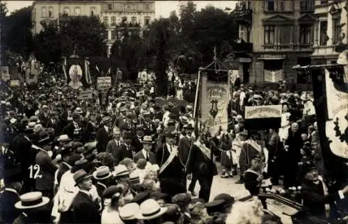 Foto Ak Hansestadt Lübeck, Gesangsverein, Festzug