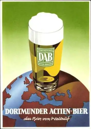 Ak Dortmund im Ruhrgebiet, Dortmunder Actien-Bier, Reklame