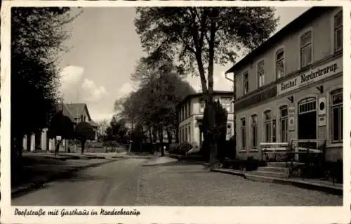 Ak Norderbrarup in Schleswig Holstein, Dorfstraße, Gasthaus