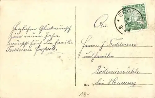 Ak Groß Solt Großsolt in Schleswig Holstein, Teilansicht, Kirche