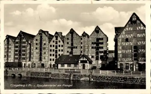 Ak Kaliningrad Königsberg Ostpreußen, Speicherviertel, Prengel
