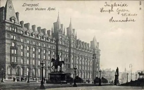 Ak Liverpool Merseyside England, North Western Hotel