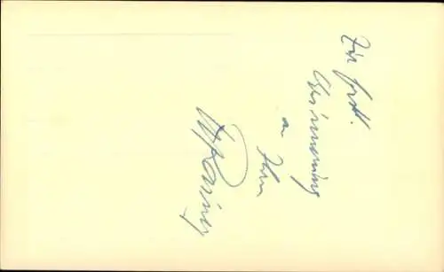 Ak Schauspieler Herbert Rainer,  Portrait, Autogramm
