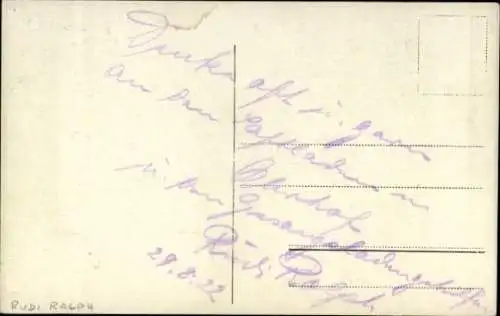 Ak Schauspieler Rudi Ralph,  Portrait, Autogramm
