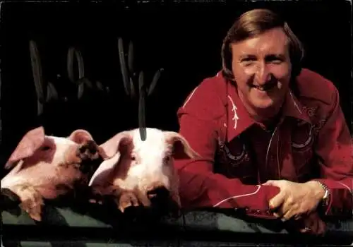 Ak Schauspieler und Sänger Mike Krüger, Portrait, Autogramm