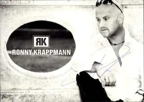 Ak Schauspieler Ronny Krappmann, Portrait, Autogramm